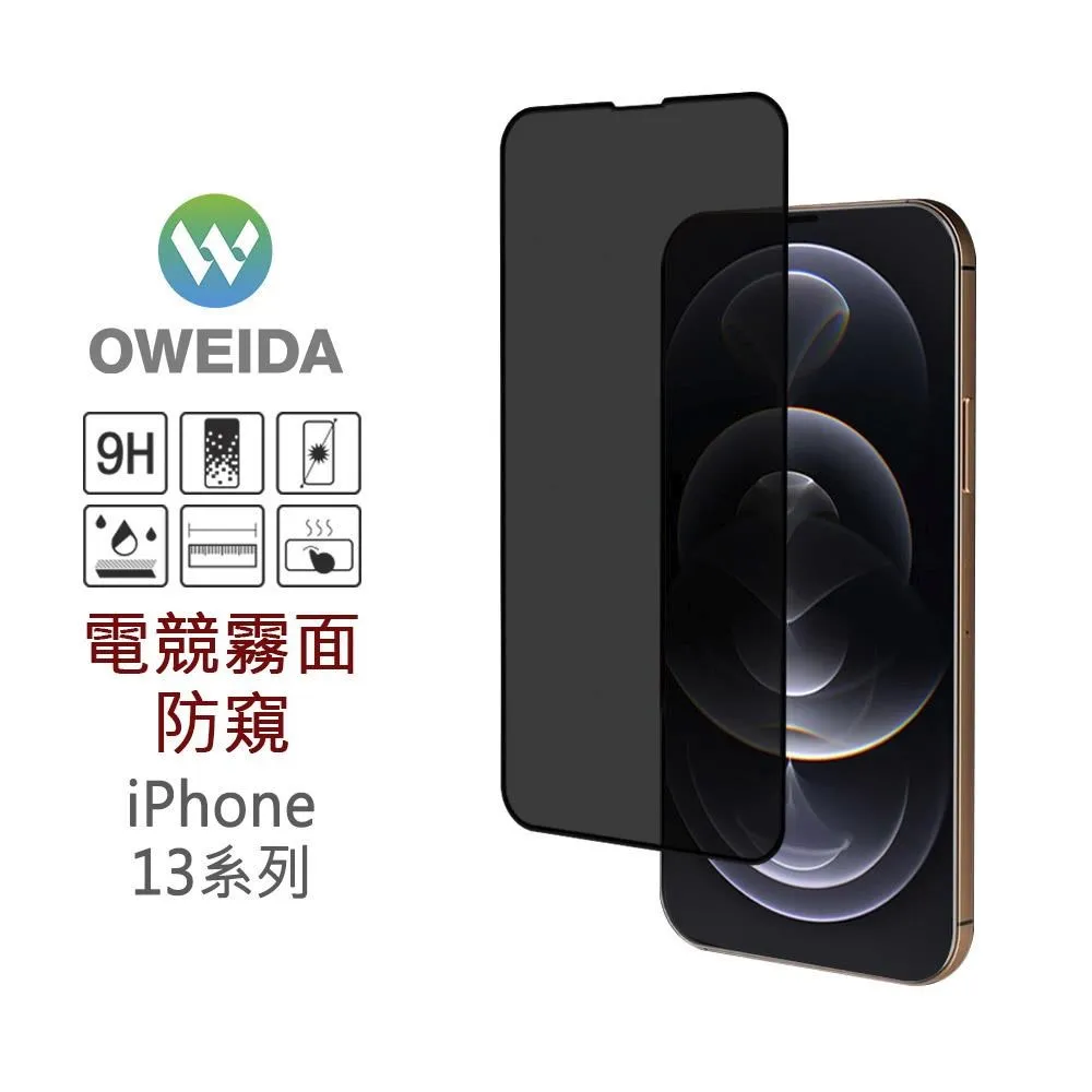Oweida iPhone 13/13Pro (6.1") 防窺滿版鋼化玻璃貼 歷史價格詳細信息
