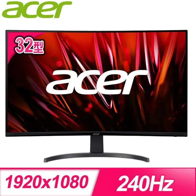 【Acer 宏碁】ED320Q X 32型 VA 240Hz 曲面電競螢幕(1500R/內建喇叭) 歷史價格詳細信息