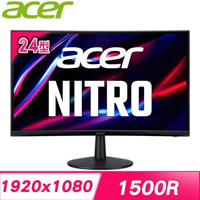 【Acer 宏碁】ED240Q H  抗閃系列 24型 VA 100Hz 曲面螢幕(1500R/FreeSync/1ms) 歷史價格詳細信息