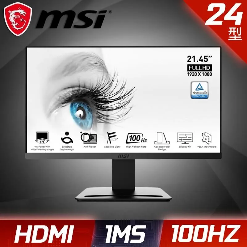 MSI 微星 PRO MP253 電腦螢幕 25吋 IPS 100Hz 1ms FHD 內建喇叭 商用螢幕 歷史價格詳細信息