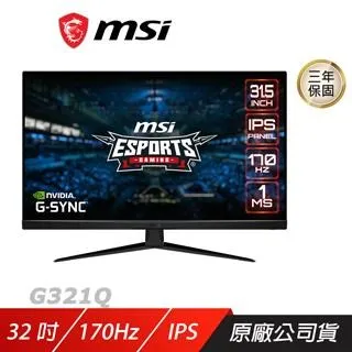 MSI G321Q 電競螢幕 32吋 IPS液晶面板 WQHD 電腦螢幕 窄邊螢幕 減藍光 螢幕顯示器 MSI455 歷史價格詳細信息