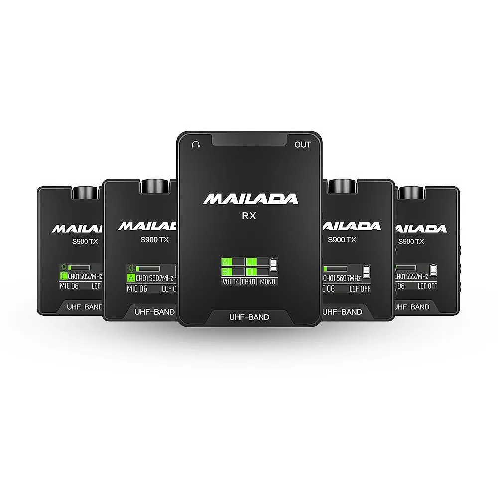 MAILADA S900H (一對六) 領夾式無線麥克風 歷史價格詳細信息