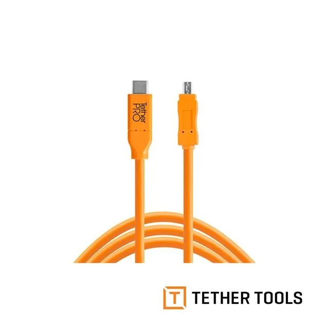 Tether Tools CUC2515-ORG USB-C轉USB 2.0 Micro-B 5-Pin傳輸線 廠商直送 歷史價格詳細信息