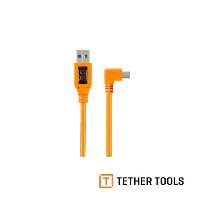 Tether Tools CU61RT02-ORG USB3.0 轉 USB3.0 MicroB 直角 傳輸線 0.5M 歷史價格詳細信息