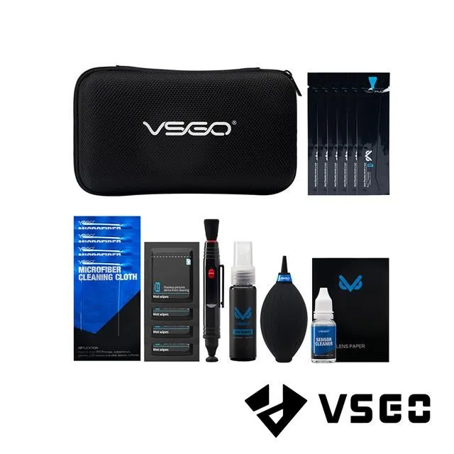 VSGO DKL-15 威高 光學清潔旅行套裝組･清潔組 吹球 拭鏡筆 清潔液 拭鏡布 濕式拭鏡紙 收納盒 歷史價格詳細信息