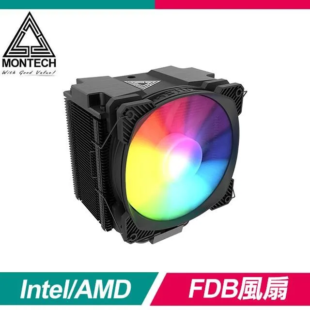 MONTECH 君主 Air Cooler 210 高度15.3cm/A.RGB/CPU散熱器 歷史價格詳細信息