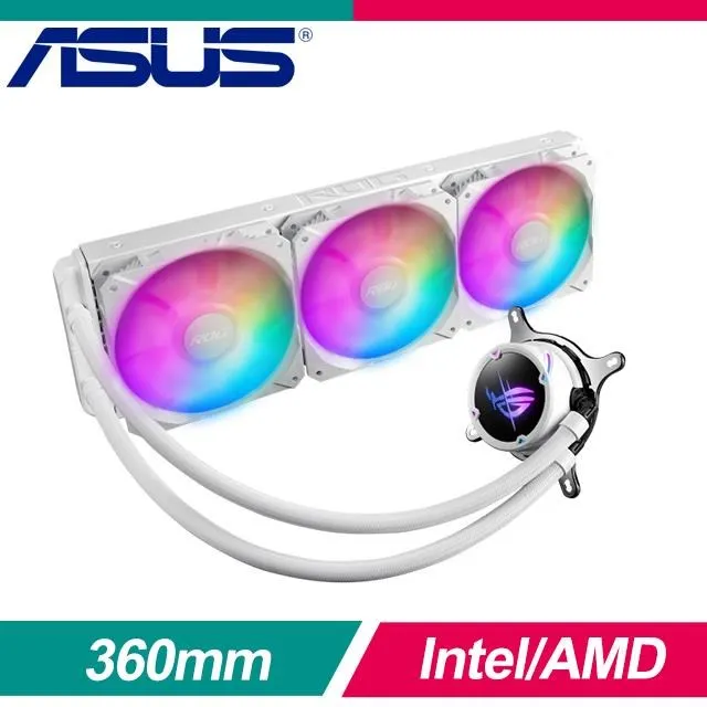 ASUS 華碩 ROG STRIX LC II 360 ARGB 一體式 CPU水冷式散熱器 白 歷史價格詳細信息