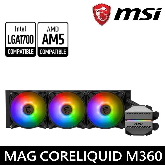 MSI MAG CORELIQUID A13 360 WHITE 水冷風扇 歷史價格詳細信息