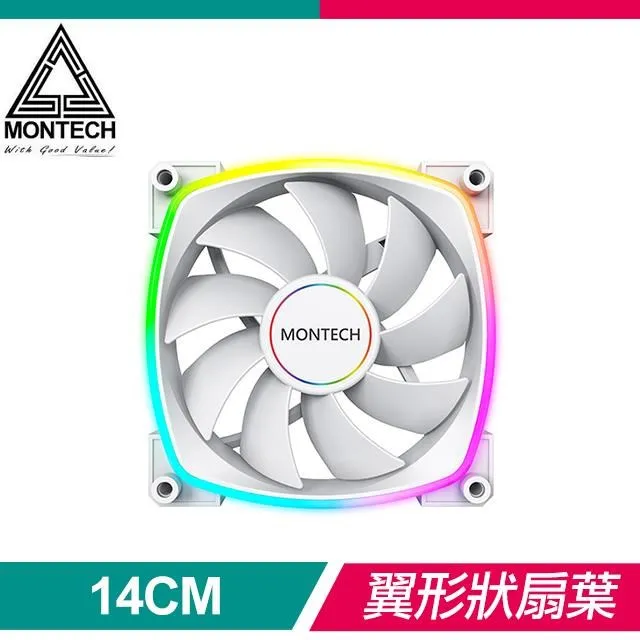 MONTECH 君主 AX120 PWM ARGB 1600轉 動態液壓軸承靜音風扇《黑》 歷史價格詳細信息