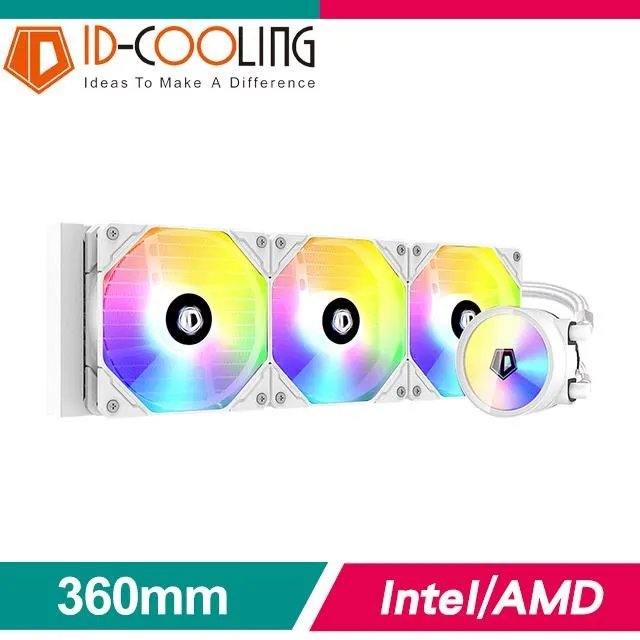 【ID-COOLING】一體式水冷 ZOOMFLOW 360X 七葉強力水泵幻影ARGB散熱風扇 2年保固一年到府收送 歷史價格詳細信息