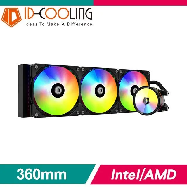 【ID-COOLING】一體式水冷 ZOOMFLOW 360X 七葉強力水泵幻影ARGB散熱風扇 2年保固一年到府收送 歷史價格詳細信息