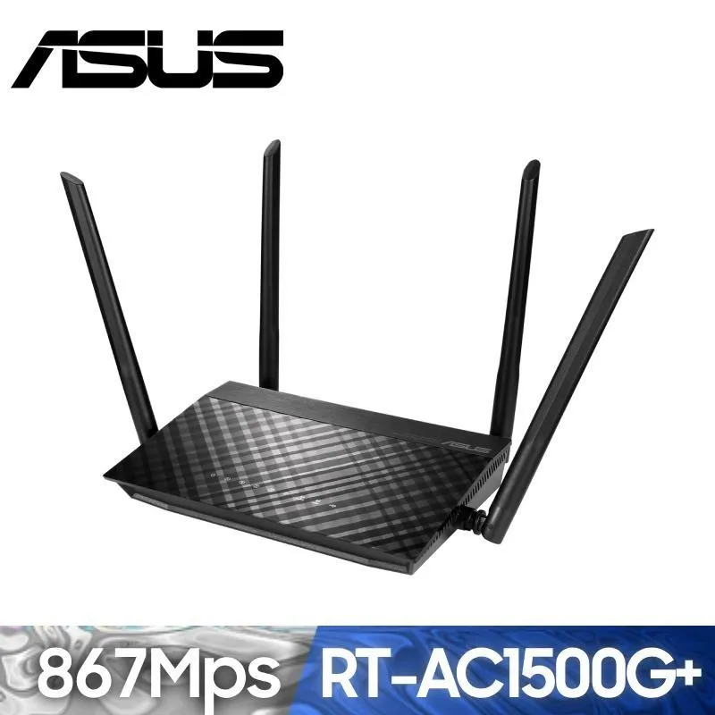 ASUS 華碩 RT-AC1500G-PLUS WiFi MU-MIMO 雙頻 無線路由器 分享器【GAME休閒館】 歷史價格詳細信息