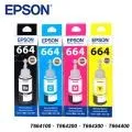 EPSON T664 T664100~T664400 原廠墨水一組 (1黑3彩) 歷史價格詳細信息