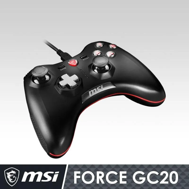 MSI微星 FORCE GC20 V2 搖捍控制器遊戲手把 歷史價格詳細信息