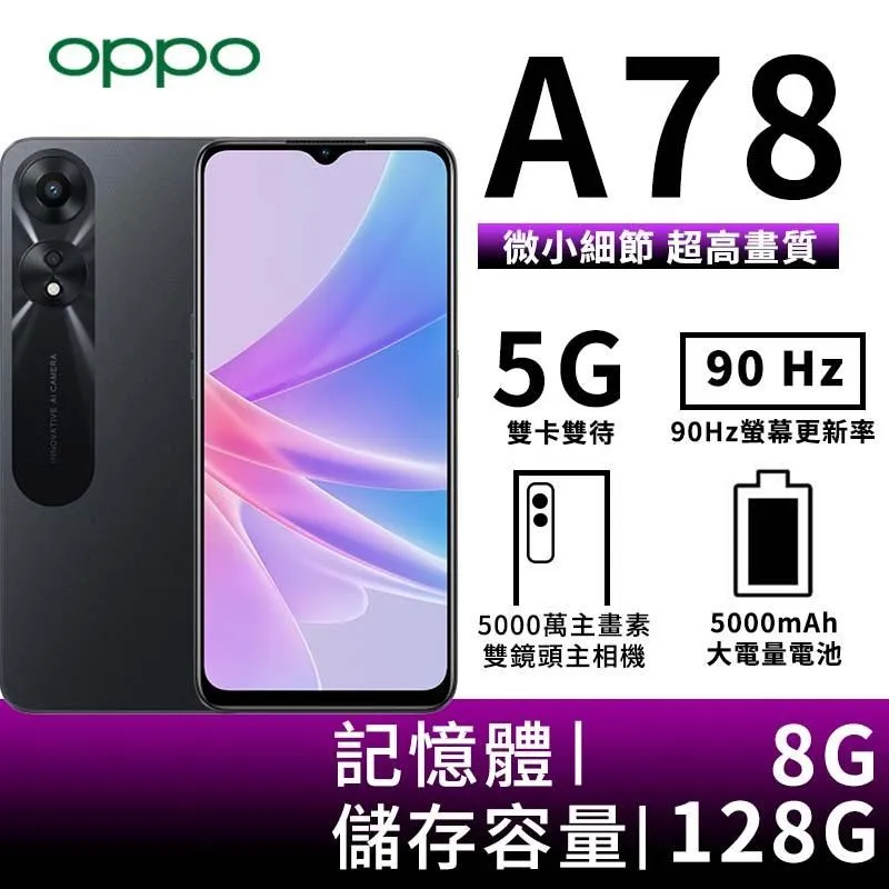 【6.5吋】OPPO A78 (5G) 6.56吋 CPH2483 羊皮紋 旋轉 夾式 橫式手機 腰掛皮套 歷史價格詳細信息