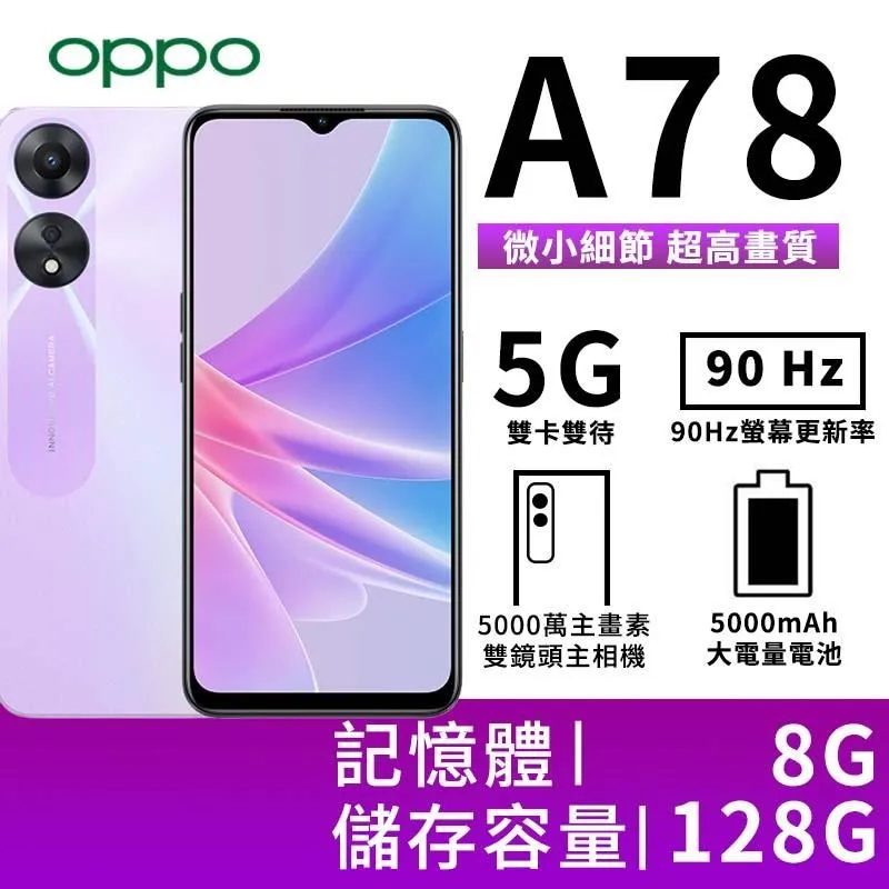 【6.5吋】OPPO A78 (5G) 6.56吋 CPH2483 羊皮紋 旋轉 夾式 橫式手機 腰掛皮套 歷史價格詳細信息