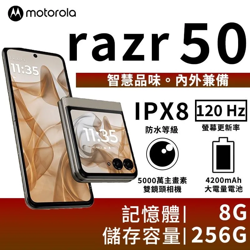 Motorola Razr 50 Ultra 12G/512G 5G摺疊防水智慧手機-凹豆綠 歷史價格詳細信息