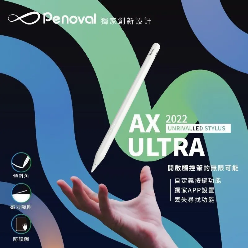 Penoval AX ULTRA 專業觸控筆 防誤觸 自訂快捷切換 尋找功能 歷史價格詳細信息