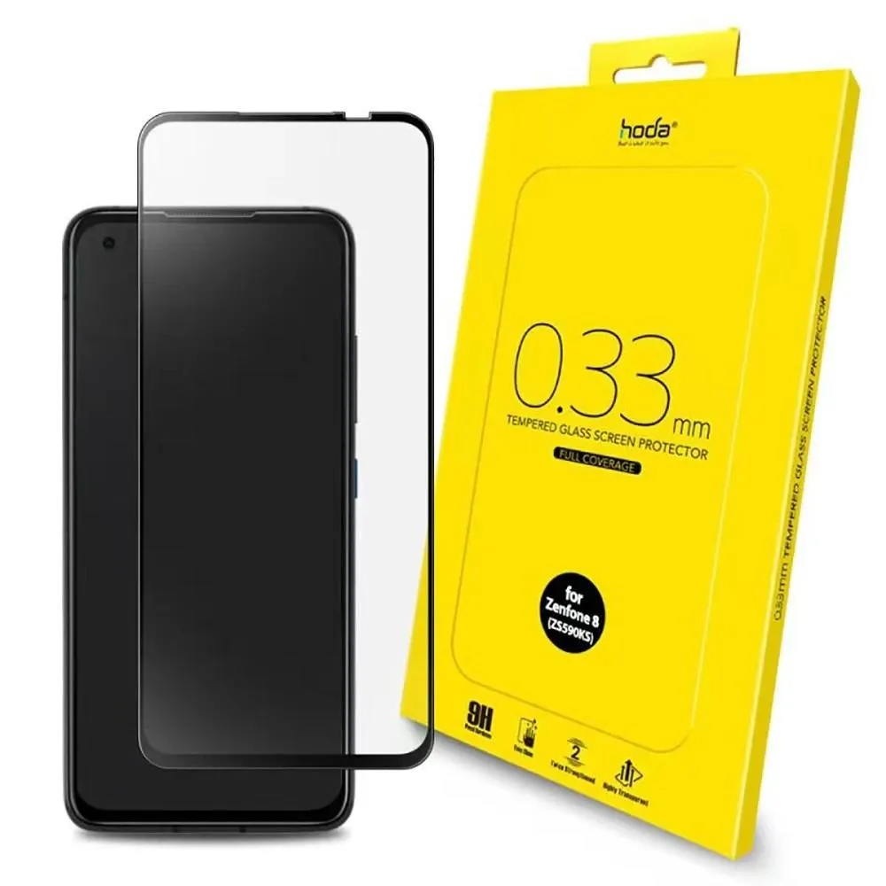 hoda ASUS Zenfone 9 手遊專用2.5D滿版低噪點霧面9H鋼化玻璃保護貼 歷史價格詳細信息
