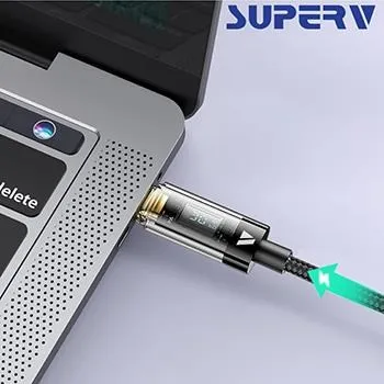 SuperV RT20 100W Type-C to C 數顯快速充電線(20cm) 歷史價格詳細信息