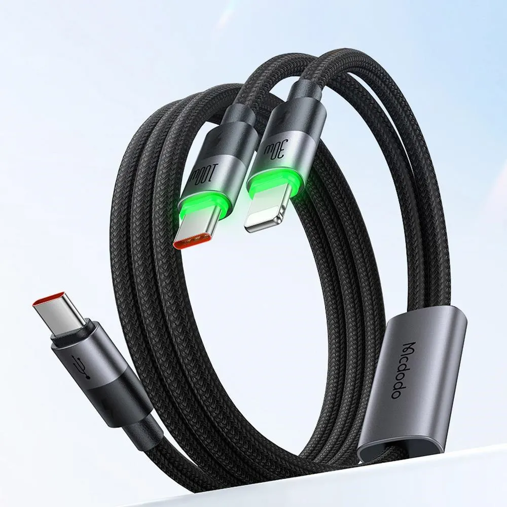 【Mcdodo】二合一 PD/Lightning/Type-C/iPhone充電線快充線傳輸線閃充線 雙子系列 麥多多 歷史價格詳細信息