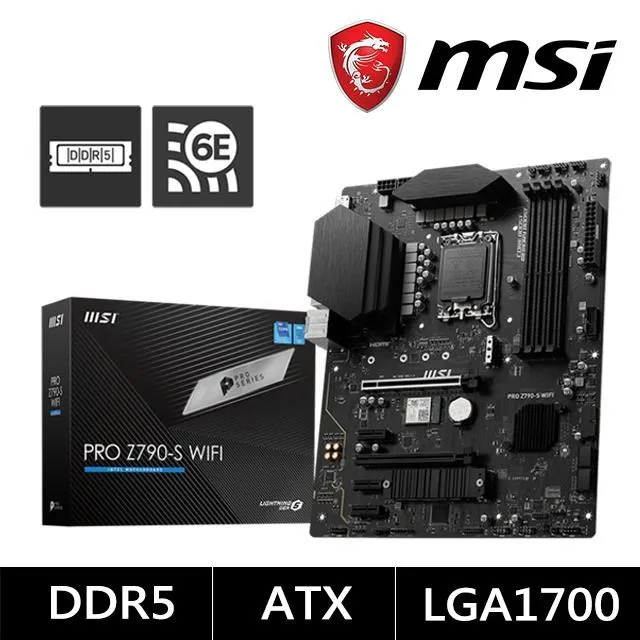 MSI微星 PRO Z790-A WIFI DDR4 主機板 支援 LGA 1700腳位 Intel MSI314 歷史價格詳細信息