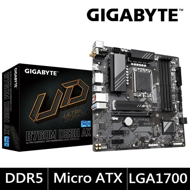 GIGABYTE 技嘉 B760M DS3H AX DDR5主機板-註4 歷史價格詳細信息