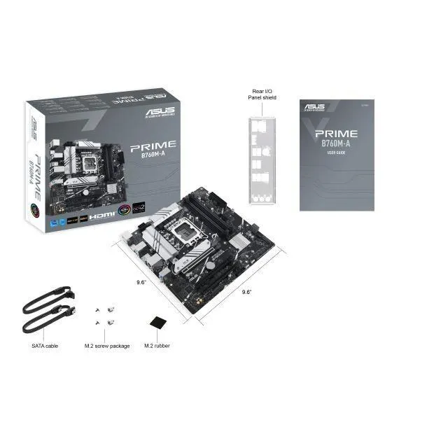 華碩Prime B760M AYW WiFi D4 D5 哎喲喂主板搭配12400F 套裝 歷史價格詳細信息