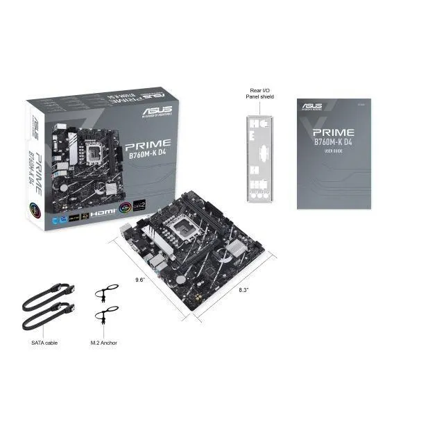 華碩Prime B760M AYW WiFi D4 D5 哎喲喂主板搭配12400F 套裝 歷史價格詳細信息
