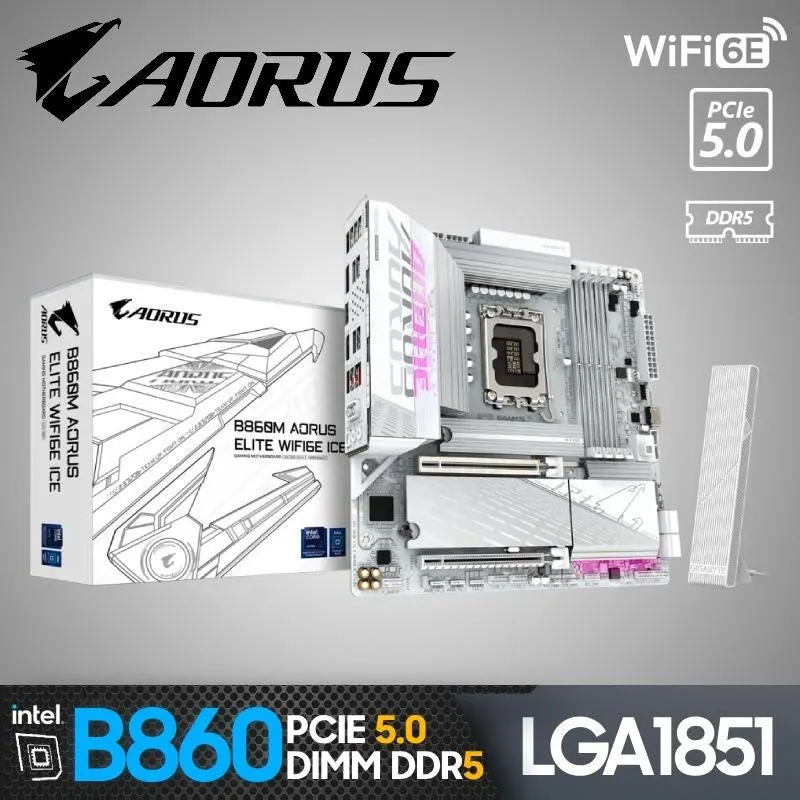 技嘉GIGABYTE B860M AORUS ELITE WIFI6E ICE Intel 主機板 歷史價格詳細信息