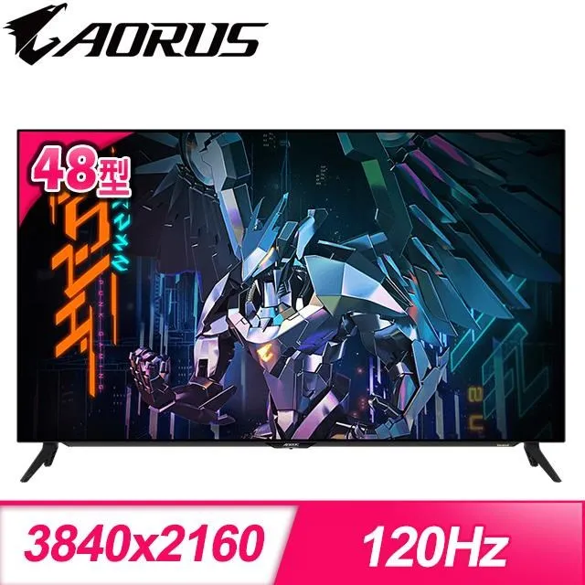 【Gigabyte 技嘉】AORUS FO48U 48吋 電競顯示器 OLED/UHD 4K/SPACE AUDIO 歷史價格詳細信息