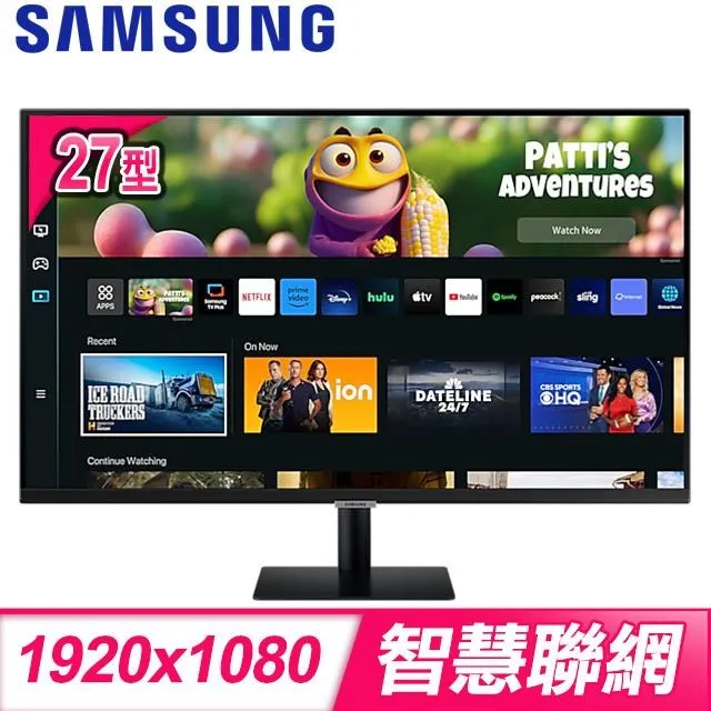 【SAMSUNG 三星】S27DM502EC 27型 M5 Smart Monitor   智慧聯網螢幕(VA/內建喇叭/HDR10/遙控器) 歷史價格詳細信息