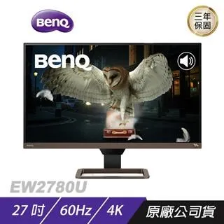 BenQ EW2780U 27吋 4K UHD類瞳孔娛樂護眼螢幕【GAME休閒館】 歷史價格詳細信息