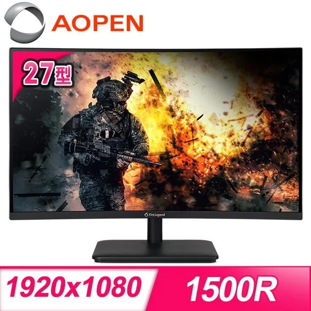 AOPEN 27HC5R V HDR曲面電競螢幕(27型/FHD/165Hz/1ms/VA) 歷史價格詳細信息