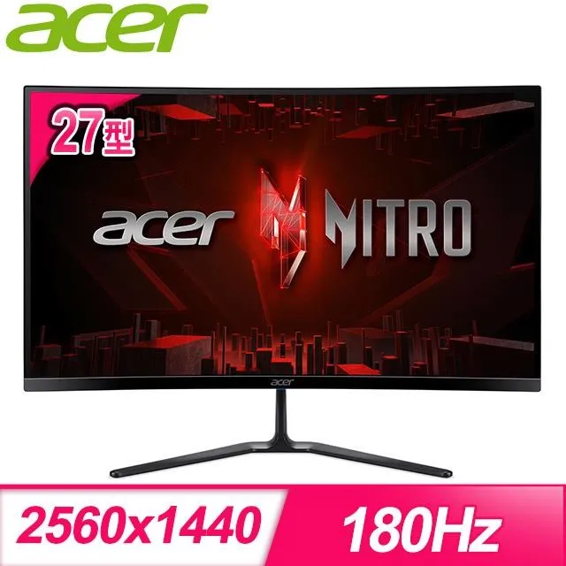 【Acer 宏碁】ED270U S3 曲面電競螢幕(27型/2K/180Hz/1ms/VA) 歷史價格詳細信息