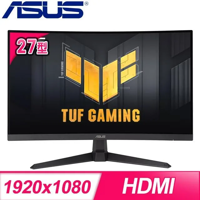 【ASUS 華碩】TUF Gaming VG27VQ3B 27型 Fast VA 180Hz FreeSync 曲面電競螢幕 歷史價格詳細信息