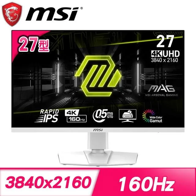 MSI 微星 MAG 274URFW 27型 4K 160Hz HDR 電競螢幕顯示器 歷史價格詳細信息