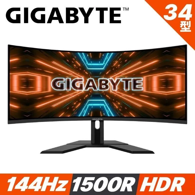 GIGABYTE G34WQC A VA曲面電競螢幕3‎440x1440/1500R144HZ/HDMI/DP 廠商直送 歷史價格詳細信息