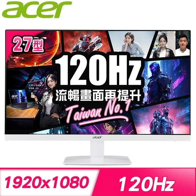 Acer HA270 G0 電腦螢幕(27型/FHD/120Hz/1ms/IPS) 歷史價格詳細信息