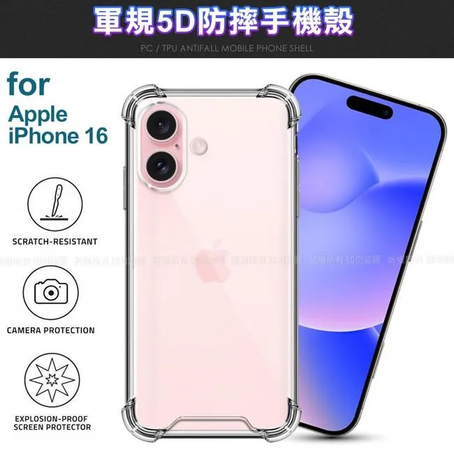 CITY BOSS for iPhone 16 Plus 6.7 軍規5D防摔手機殼 歷史價格詳細信息