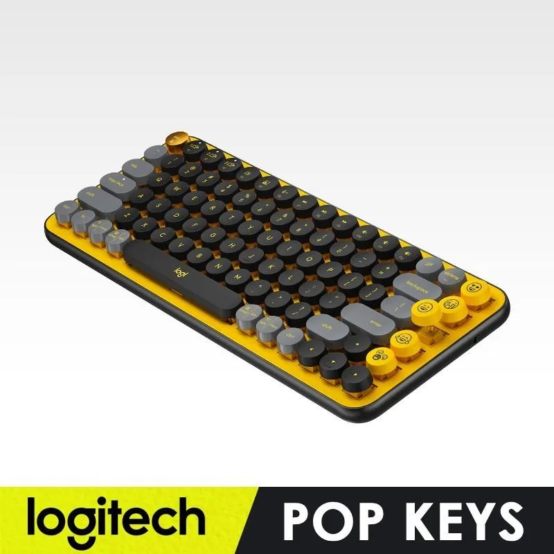 羅技 POP KEYS 無線機械式鍵盤 - 酷玩黃 歷史價格詳細信息