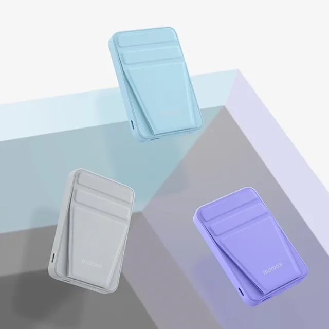 Momax Q.Mag Power 9 磁吸無線充行動電源5000mAh(附支架)IP109-藍 歷史價格詳細信息
