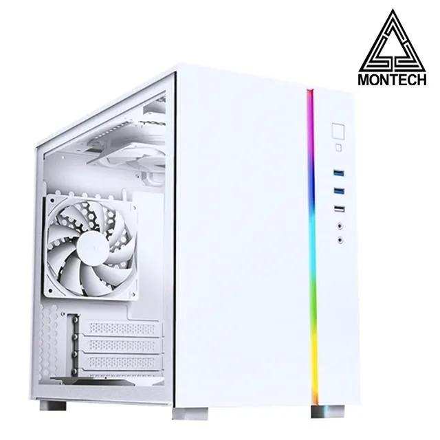 MONTECH(君主) SKY ONE MINI BLACK 內含12cm風扇*3/鋼化玻璃 電腦機殼 (黑) 歷史價格詳細信息