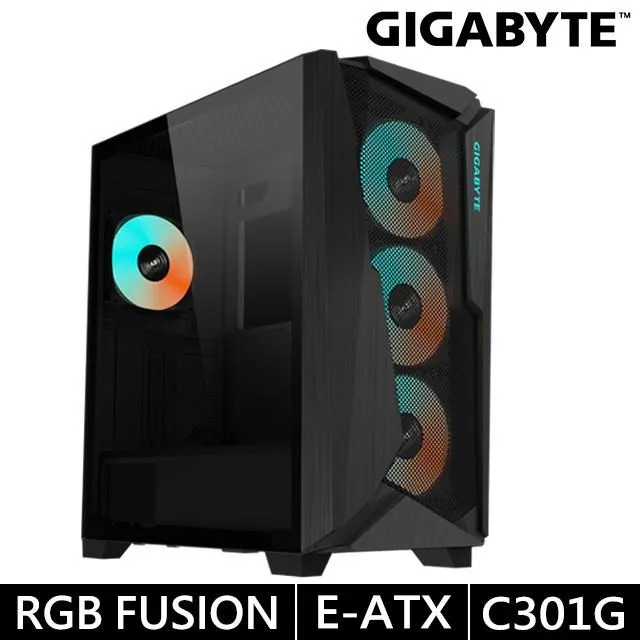 【GIGABYTE 技嘉】C301G CLASS 中塔式電競機殼 黑 (GB-C301G) 價格比較,價格查詢,歷史價格詳細信息