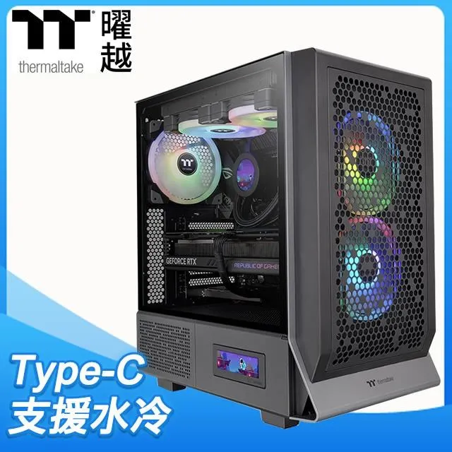 Thermaltake 曜越 Ceres 500 TG ARGB LCD 3.9吋液晶螢幕配件組《白》 歷史價格詳細信息
