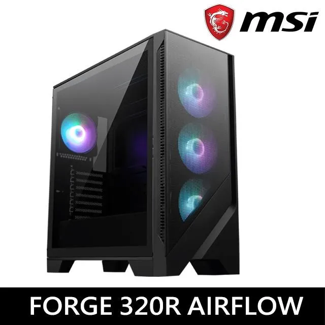 MSI 微星 MAG FORGE 320R AIRFLOW 機殼 歷史價格詳細信息