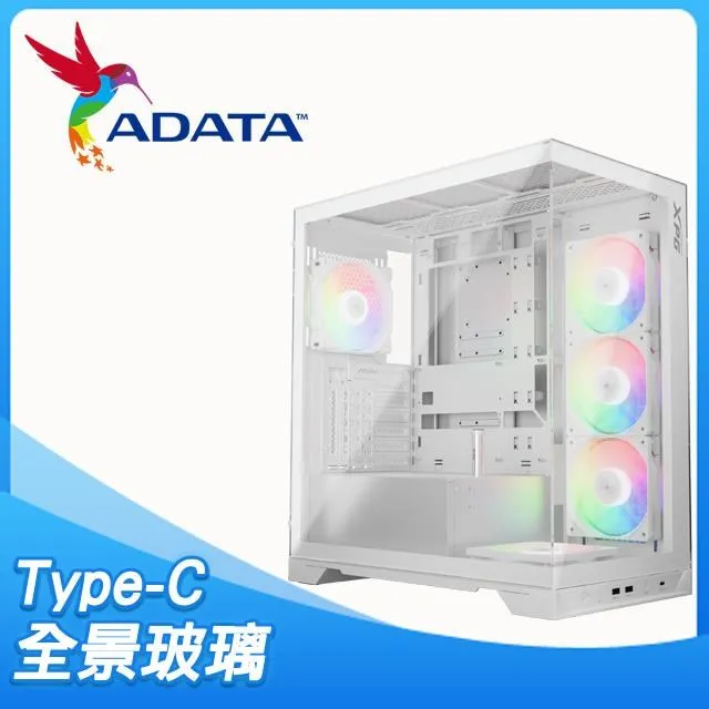 ADATA 威剛 XPG INVADER X 全景玻璃 ATX機殼《白》 價格比較,價格查詢,歷史價格詳細信息