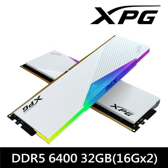 【ADATA 威剛】LANCER  RGB DDR5 6400 32GB*2 白色 超頻桌上型記憶體(AX5U6400C3232G-DCLARWH) 歷史價格詳細信息