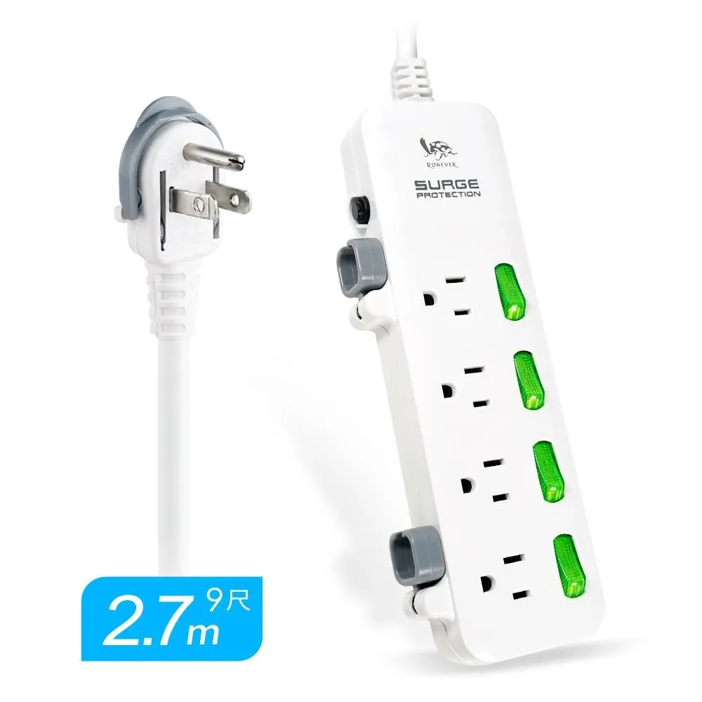 【RONEVER】專利理線延長線3孔3切6尺-(ZPR-007-1) 歷史價格詳細信息