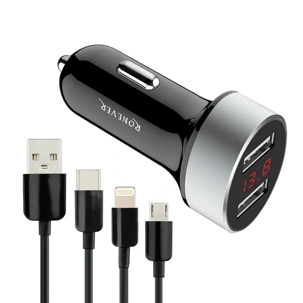 【Ronever】3.4A USB快速充電器-白(DE008-1) 歷史價格詳細信息